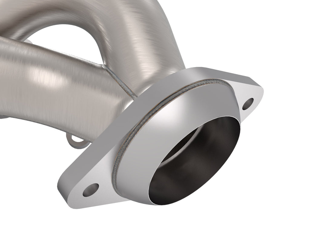 aFe Twisted Steel 409 Stainless Steel Short Tube Header - Ford Mustang 2011-2017