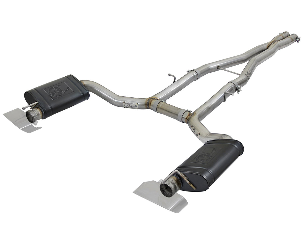 aFe MACH Force-Xp 3 IN 304 Stainless Steel Cat-Back Exhaust System - Dodge Challenger 2015-2016