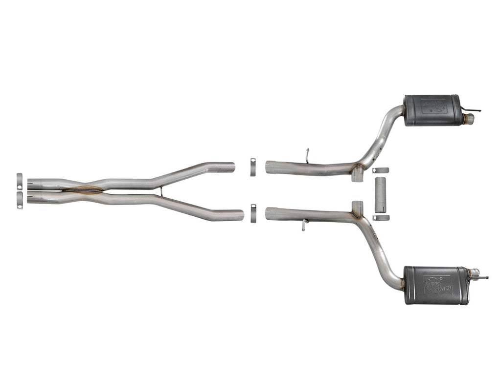 aFe MACH Force-Xp 3 IN 304 Stainless Steel Cat-Back Exhaust System - Dodge Challenger 2015-2016