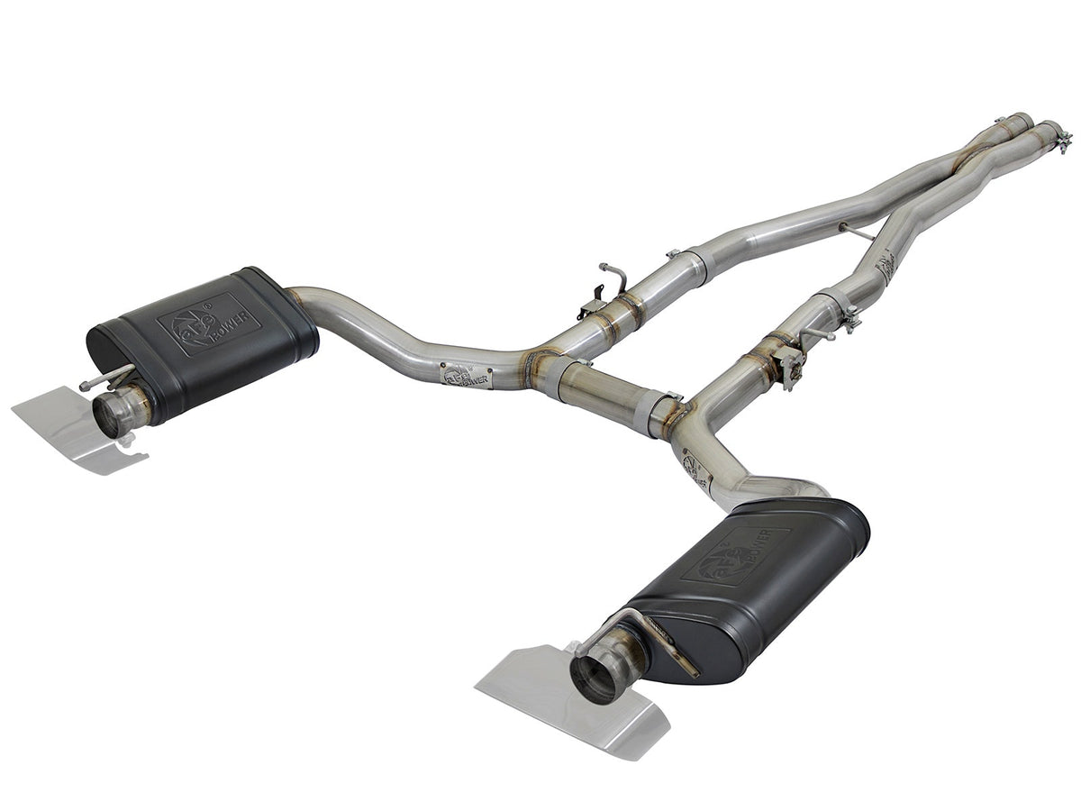 aFe MACH Force-Xp 3 IN 304 Stainless Steel Cat-Back Exhaust System - Dodge Challenger 2017-2023