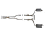 aFe MACH Force-Xp 3 IN 304 Stainless Steel Cat-Back Exhaust System - Dodge Challenger 2017-2023