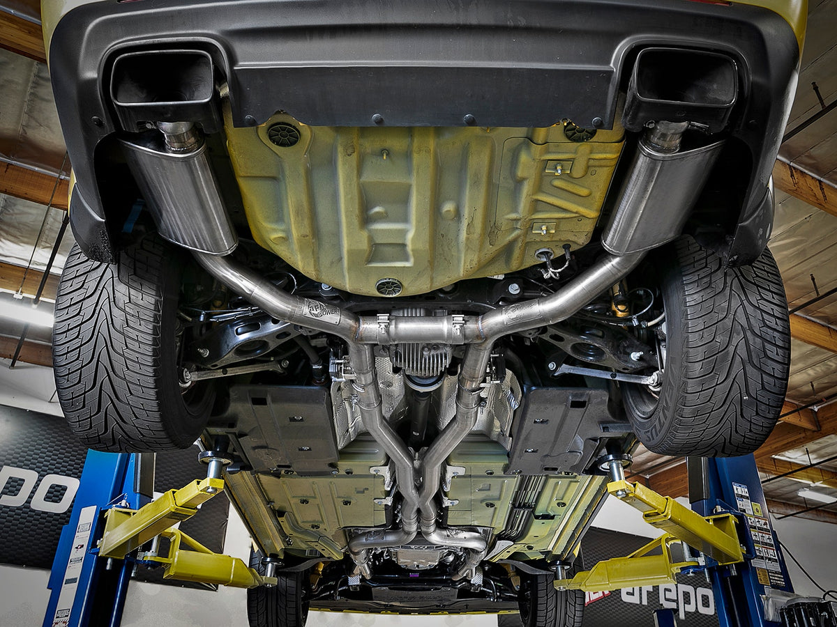 aFe MACH Force-Xp 3 IN 304 Stainless Steel Cat-Back Exhaust System - Dodge Challenger 2017-2023