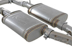 aFe MACH Force-Xp 2-1/2 IN 304 Stainless Steel Cat-Back Exhaust System w/ Quad Black Tips - Dodge Challenger 2015-2023