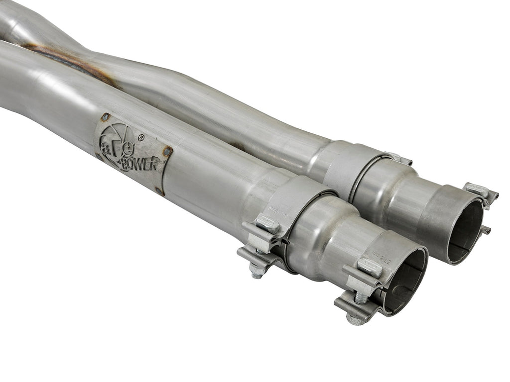 aFe MACH Force-Xp 3 IN 304 Stainless Steel Cat-Back Exhaust System - Ford Mustang 2015-2017