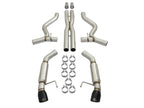 aFe MACH Force-Xp 304 Stainless Steel 3 IN Cat-Back Exhaust System Black - Ford Mustang 2015-2017