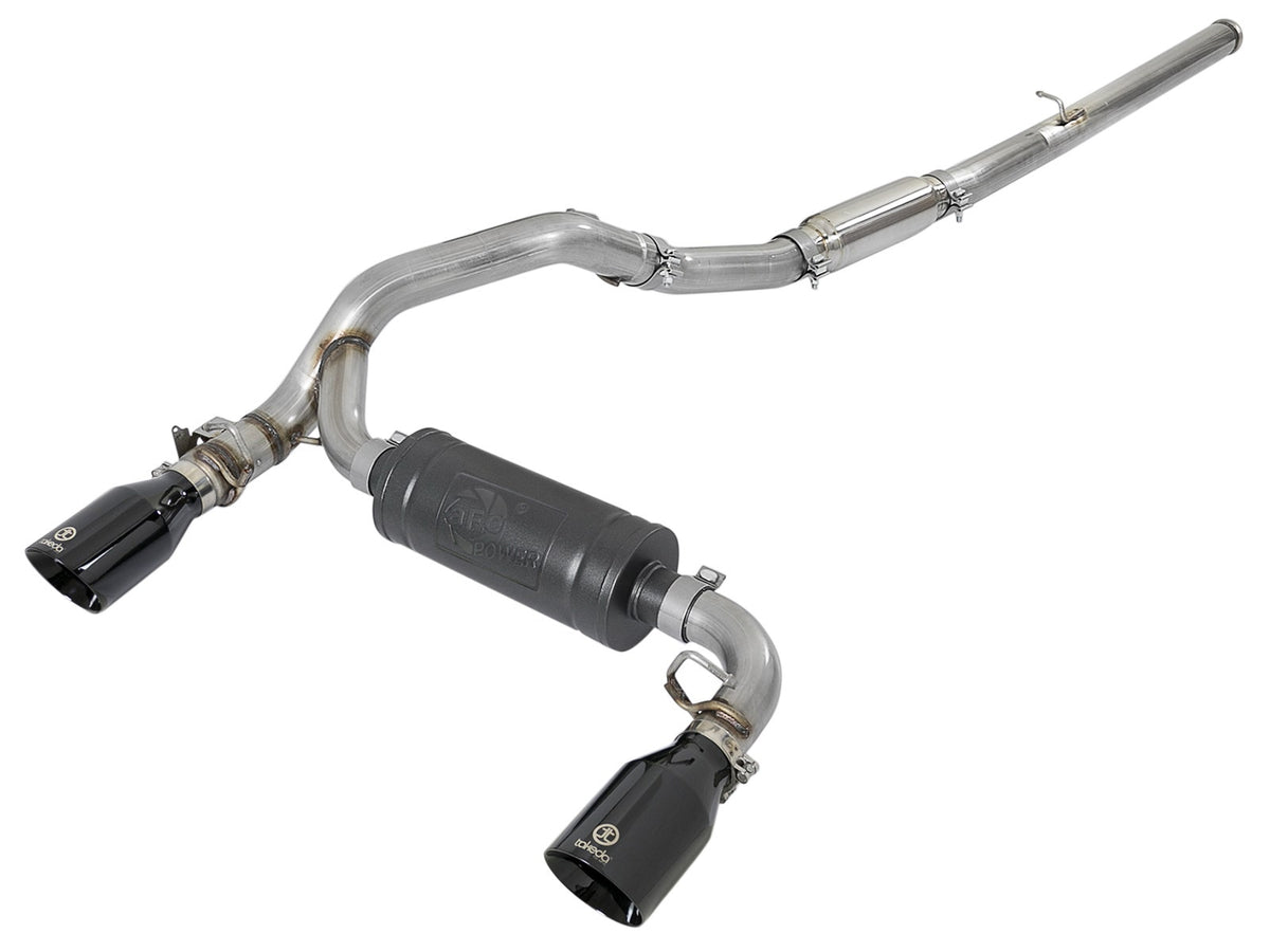 aFe Takeda 3 IN 304 Stainless Steel Cat-Back Exhaust System - Ford Focus RS 2016-2018