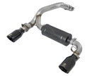 aFe Takeda 3 IN 304 Stainless Steel Axle-Back Exhaust System - Ford Focus RS 2016-2018