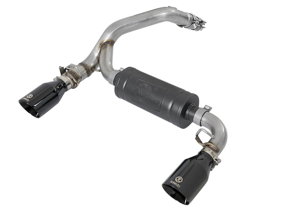 aFe Takeda 3 IN 304 Stainless Steel Axle-Back Exhaust System - Ford Focus RS 2016-2018