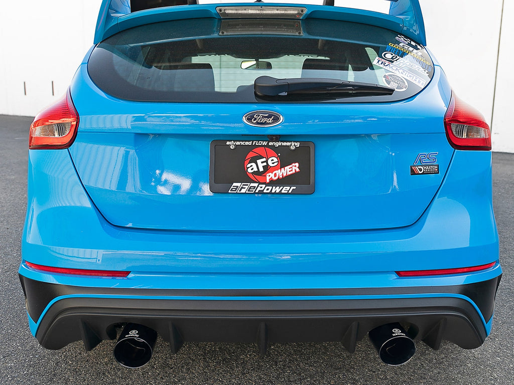 aFe Takeda 3 IN 304 Stainless Steel Axle-Back Exhaust System - Ford Focus RS 2016-2018