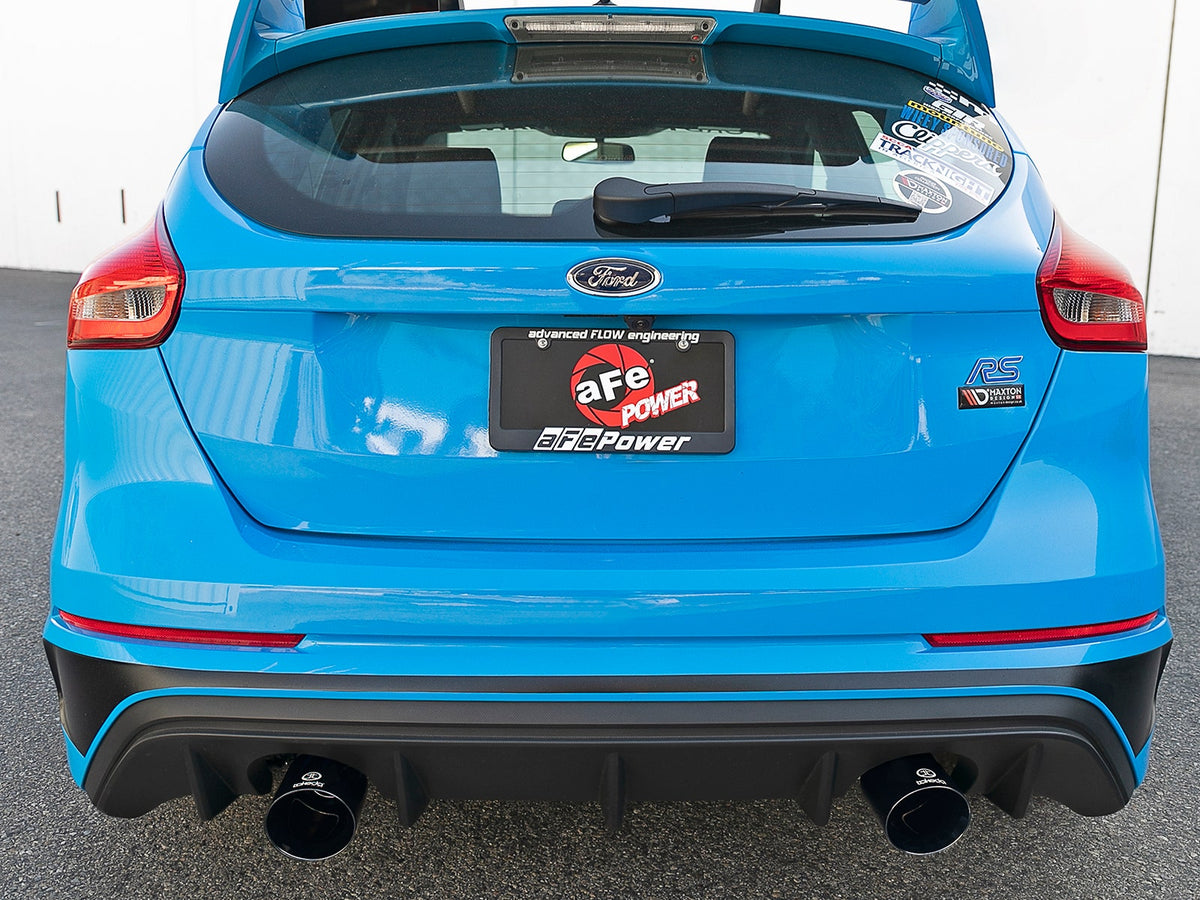 aFe Takeda 3 IN 304 Stainless Steel Axle-Back Exhaust System - Ford Focus RS 2016-2018