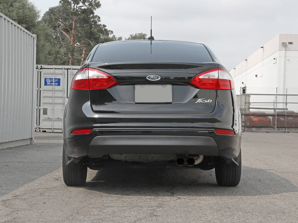 aFe Takeda 2-1/4 IN 304 Stainless Steel Cat-Back Exhaust System w/ Black Tips - Ford Fiesta (Sedan) 2014-2019