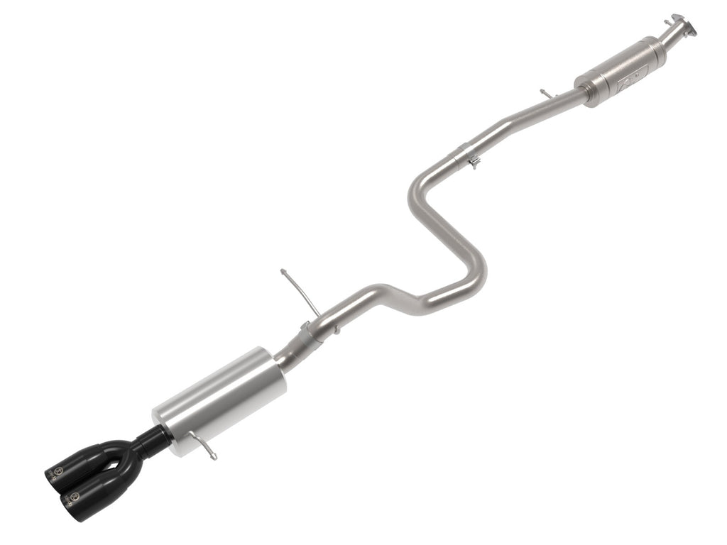 aFe Takeda 2-1/2 IN 304 Stainless Steel Cat-Back Exhaust System w/ Black Tips - Ford Fiesta ST 2014-2019