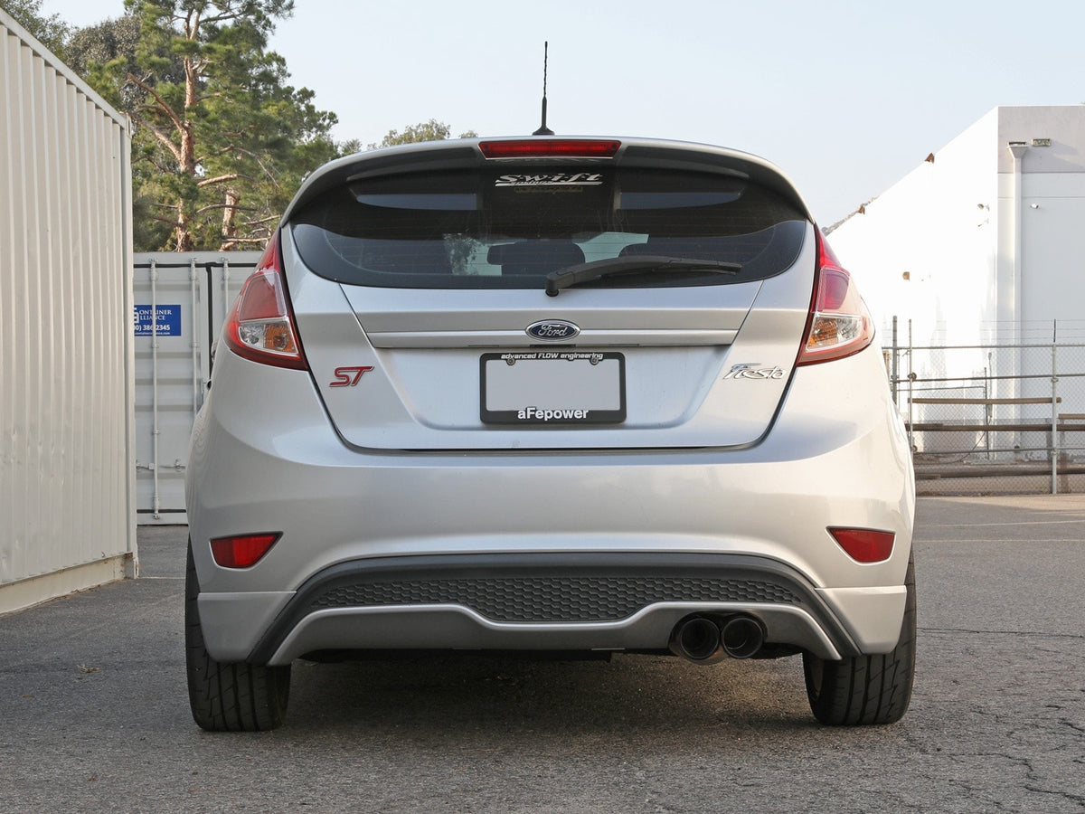 aFe Takeda 2-1/2 IN 304 Stainless Steel Cat-Back Exhaust System w/ Black Tips - Ford Fiesta ST 2014-2019