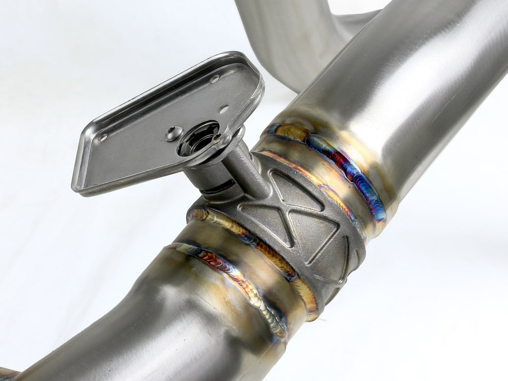 aFe MACH Force-Xp 3 IN to 2-1/2 IN 304 Stainless Steel Axle-Back Exhaust System - Chevrolet Corvette (C7) 2014-2019