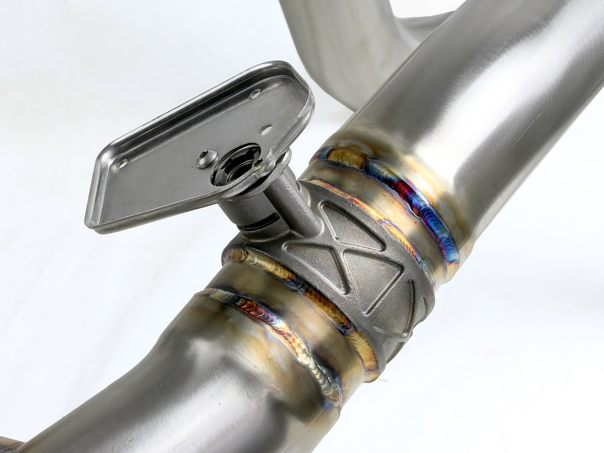 aFe MACH Force-Xp 3 IN to 2-1/2 IN 304 Stainless Steel Axle-Back Exhaust System - Chevrolet Corvette (C7) 2014-2019