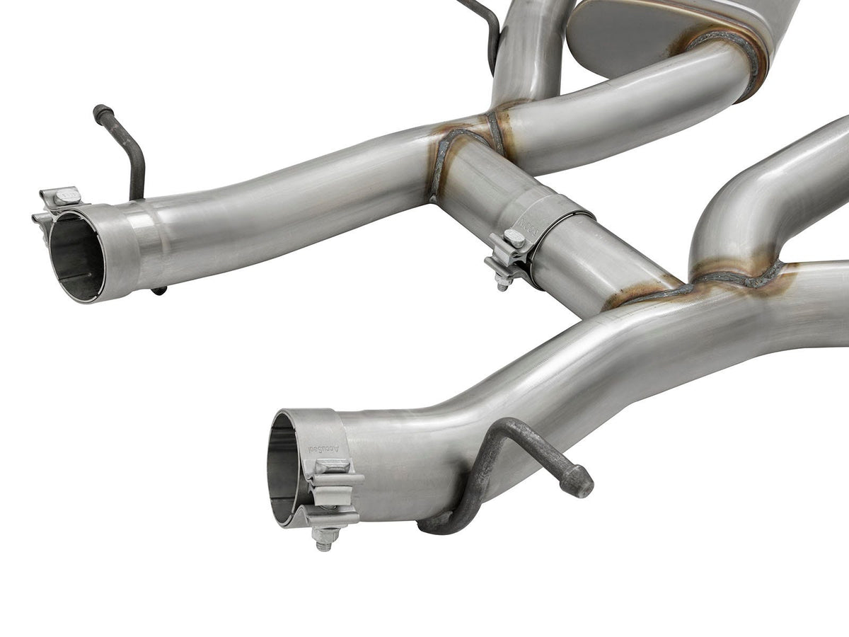 aFe MACH Force-Xp 3 IN 304 Stainless Steel Axle-Back Exhaust System Black - Chevrolet Camaro SS 2016-2024