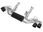 aFe MACH Force-Xp 304 Stainless Steel Cat-Back Exhaust w/ Muffler Black (w/ NPP) - Chevrolet Corvette (C8) 2020-2026