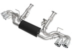 aFe MACH Force-Xp 304 Stainless Steel Cat-Back Exhaust w/ Muffler Polished (No NPP) - Chevrolet Corvette (C8) 2020-2026