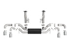 aFe MACH Force-Xp 304 Stainless Steel Cat-Back Exhaust w/ Muffler Polished (No NPP) - Chevrolet Corvette (C8) 2020-2026