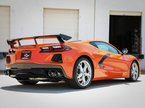 aFe MACH Force-Xp 304 Stainless Steel Cat-Back Exhaust w/ Muffler Polished (No NPP) - Chevrolet Corvette (C8) 2020-2026
