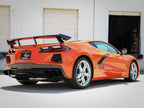 aFe MACH Force-Xp 304 Stainless Steel Cat-Back Exhaust w/o Muffler Black (No NPP) - Chevrolet Corvette (C8) 2020-2026
