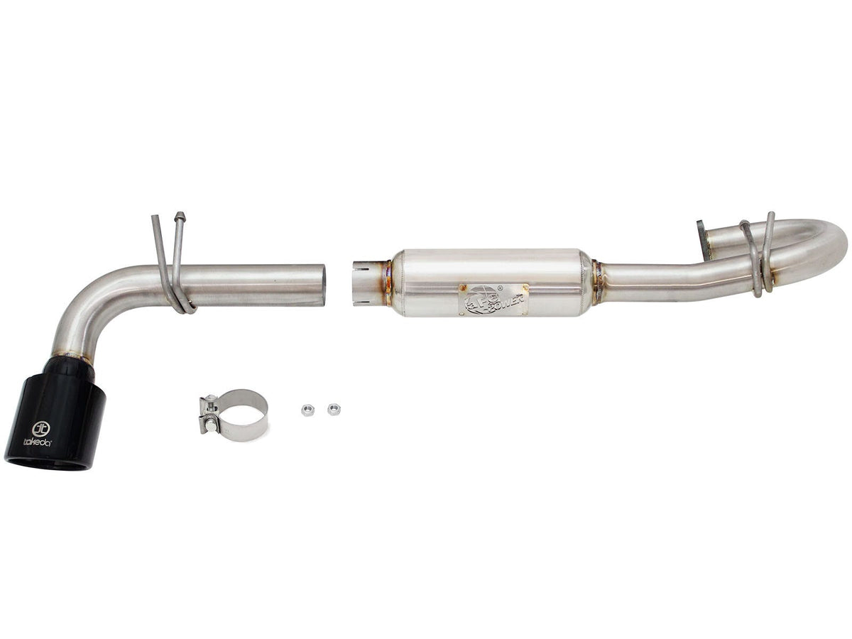 aFe Takeda 2-1/4 to 2-1/2 IN 304 Stainless Steel Axle-Back Exhaust System - Scion tC 2011-2016