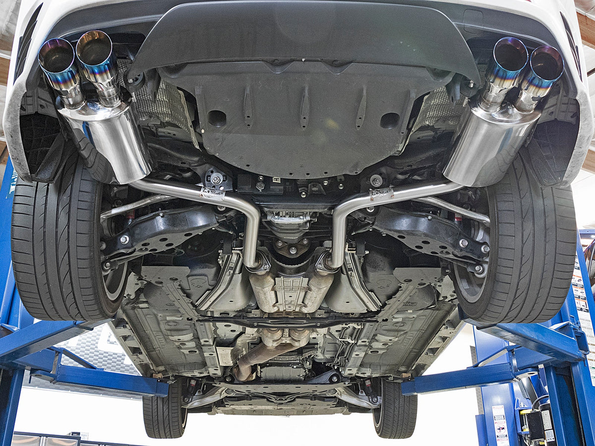 aFe Takeda 2 IN 304 Stainless Steel Axle-Back Exhaust System - Lexus RC200t 2016-2017 /RC300 2018-2023