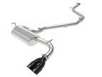 aFe Takeda 2 IN to 2-1/2 IN 304 Stainless Steel Cat-Back Exhaust System w/ Black Tip - Toyota C-HR 2018-2022