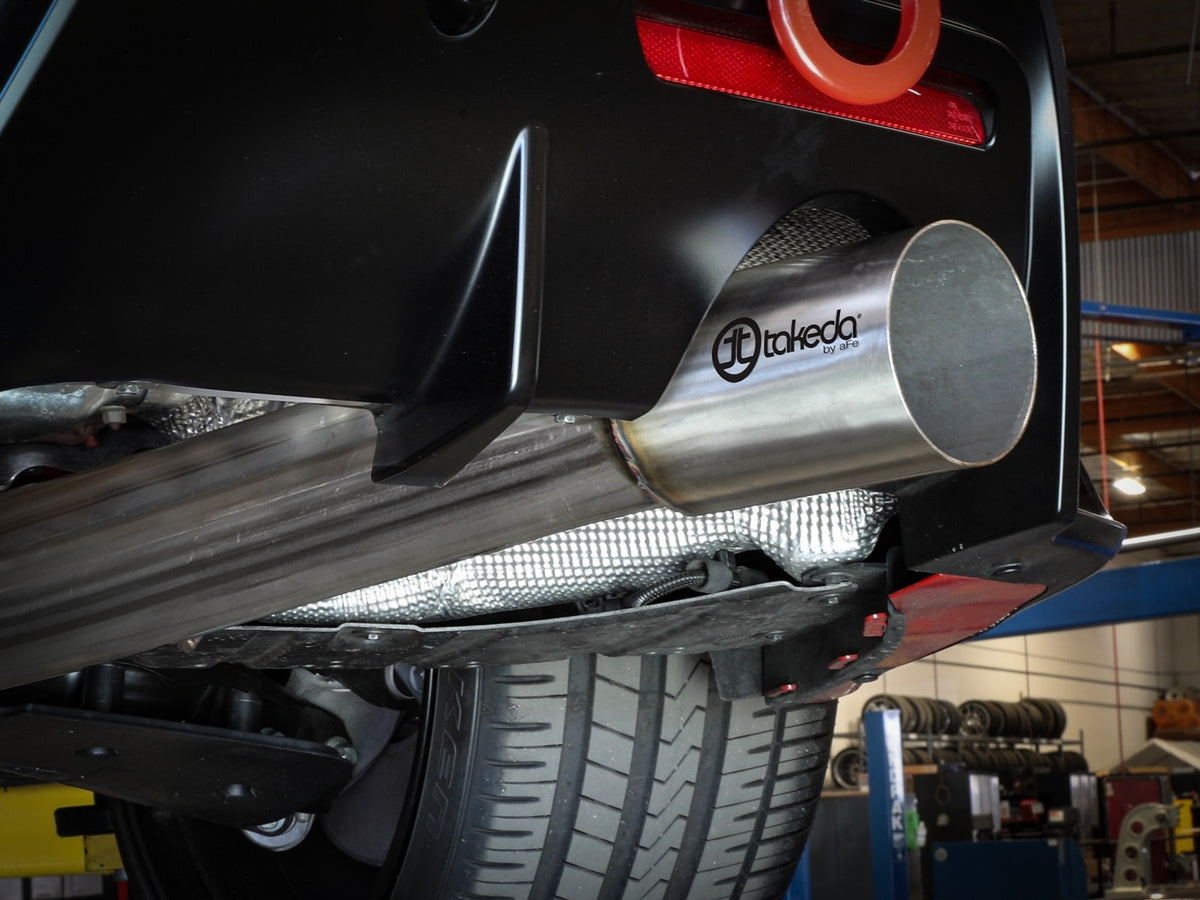 aFe Takeda 3-1/2 IN 304 Stainless Steel Cat-Back Exhaust System - Toyota GR Supra (A90) 2020-2026