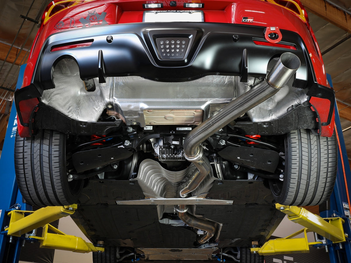 aFe Takeda 3-1/2 IN 304 Stainless Steel Cat-Back Exhaust System - Toyota GR Supra (A90) 2020-2026