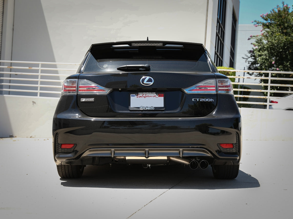aFe Takeda 2 IN to 2-1/2 IN 304 Stainless Steel Cat-Back Exhaust System - Lexus CT200h 2011-2017