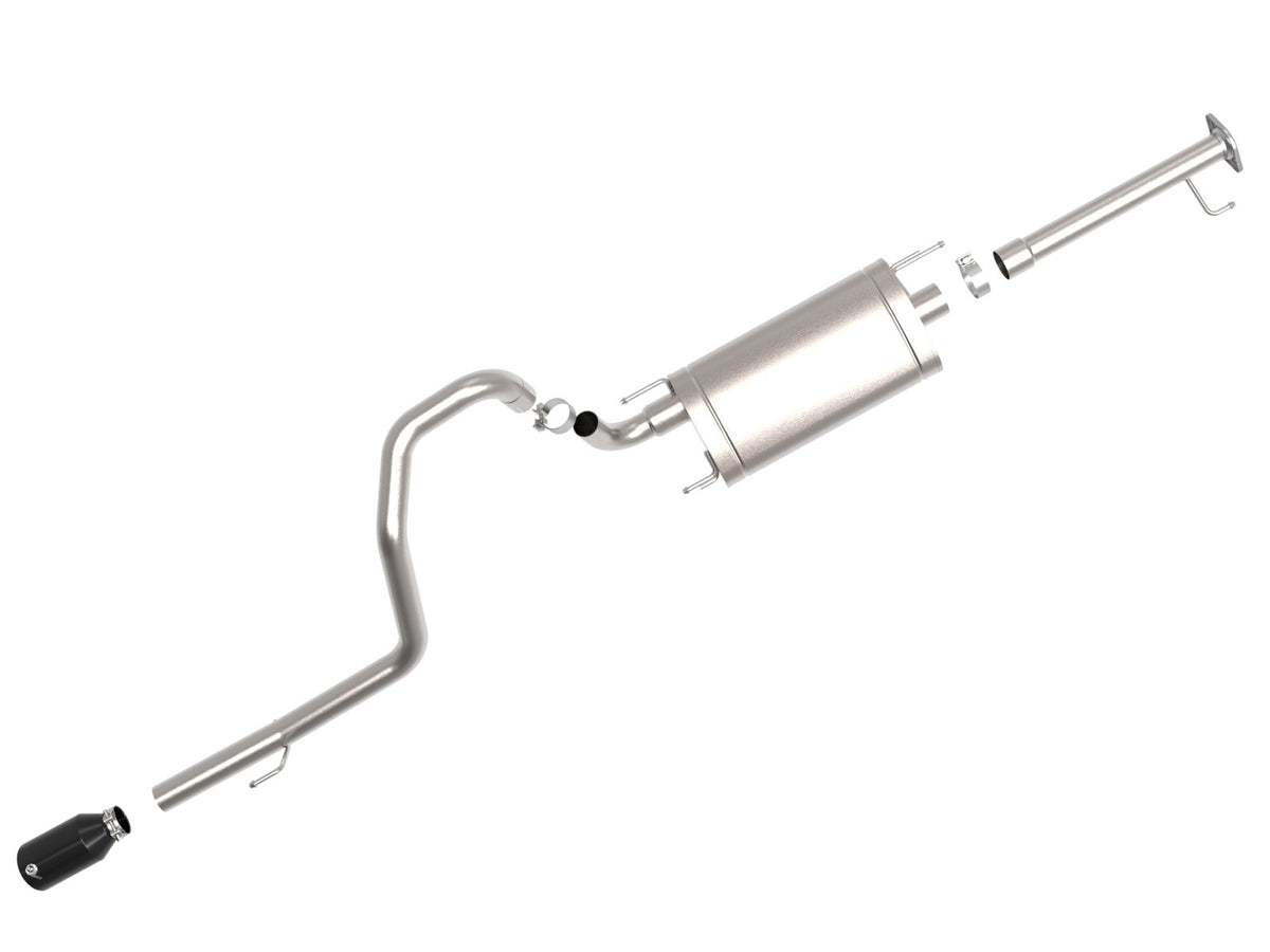 aFe Vulcan Series 2-1/2 IN 304 Stainless Steel Cat-Back Exhaust System w/ Black Tip - Lexus GX460 2010-2023