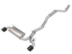 aFe Takeda 2-1/2 IN to 3 IN 304 Stainless Steel Cat-Back Exhaust System w/ Black Tip - Toyota GR Supra (A90) 2021-2024