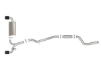 aFe Takeda 2-1/2 IN to 3 IN 304 Stainless Steel Cat-Back Exhaust System w/ Black Tip - Toyota GR Supra (A90) 2021-2024