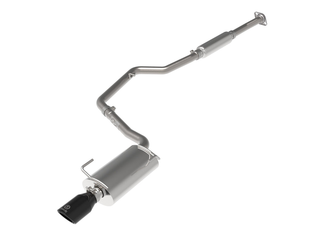 aFe Takeda 2-1/4 IN 304 Stainless Steel Cat-Back Exhaust System w/ Black Tip - Subaru Impreza 2012-2016
