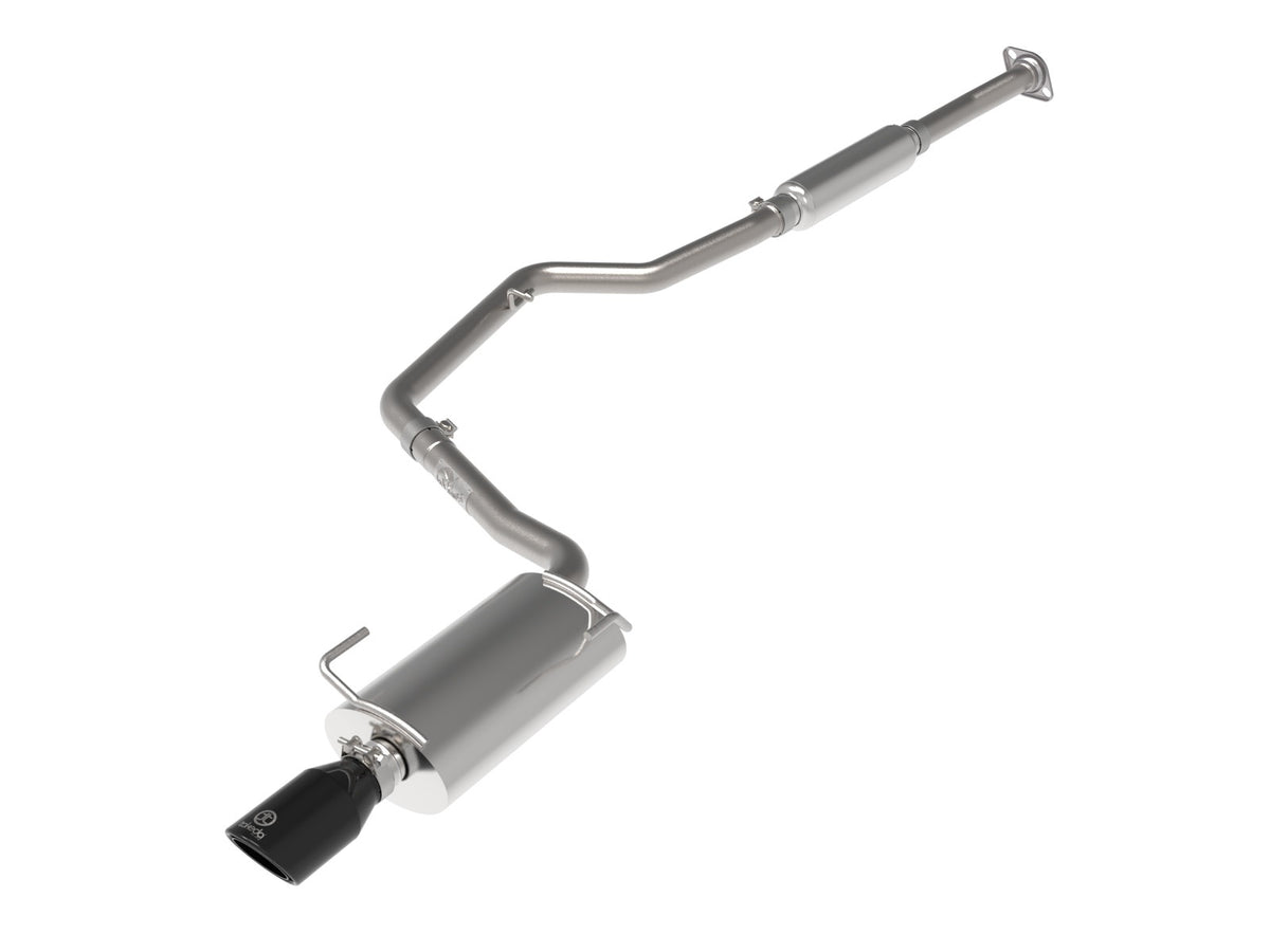 aFe Takeda 2-1/4 IN 304 Stainless Steel Cat-Back Exhaust System w/ Black Tip - Subaru Impreza 2012-2016