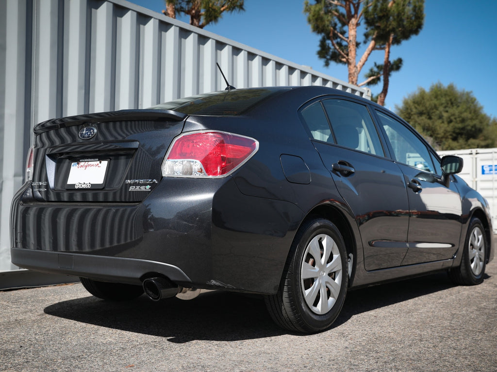 aFe Takeda 2-1/4 IN 304 Stainless Steel Cat-Back Exhaust System w/ Black Tip - Subaru Impreza 2012-2016