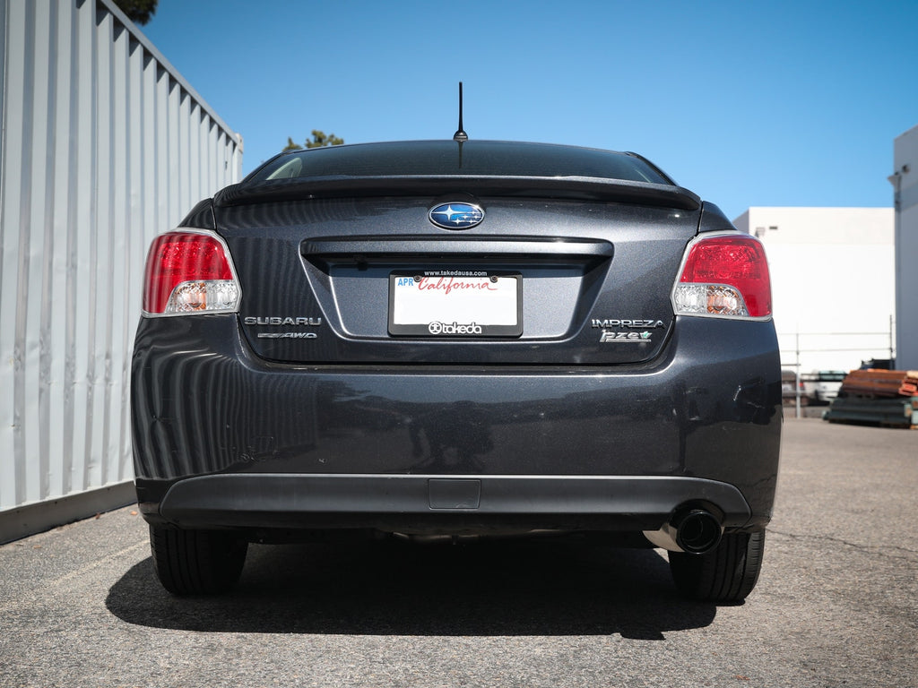 aFe Takeda 2-1/4 IN 304 Stainless Steel Cat-Back Exhaust System w/ Black Tip - Subaru Impreza 2012-2016