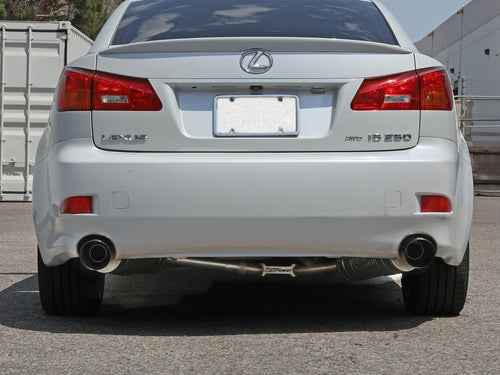 aFe Takeda 2-1/2 IN 304 Stainless Steel Axle-Back Exhaust System w/ Black Tip - Lexus IS250/IS350 2006-2013