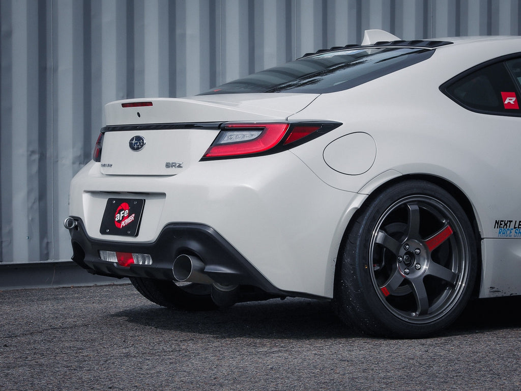 aFe Takeda 3 IN 304 Stainless Steel Cat-Back Exhaust System w/ Brushed Tip - Toyota GR86/FR-S/BRZ 2013-2026