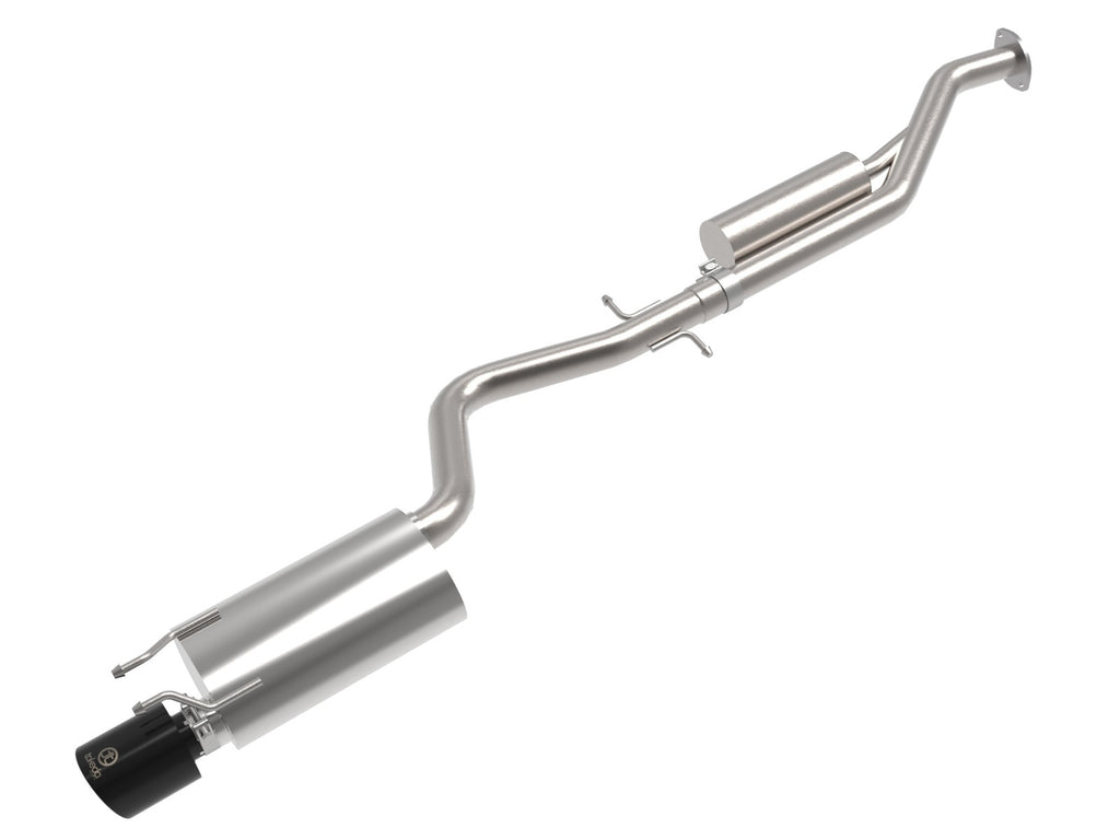 aFe Takeda 2-1/2 IN 304 Stainless Steel Cat-Back Exhaust System w/ Black Tip - Lexus IS300 2001-2005