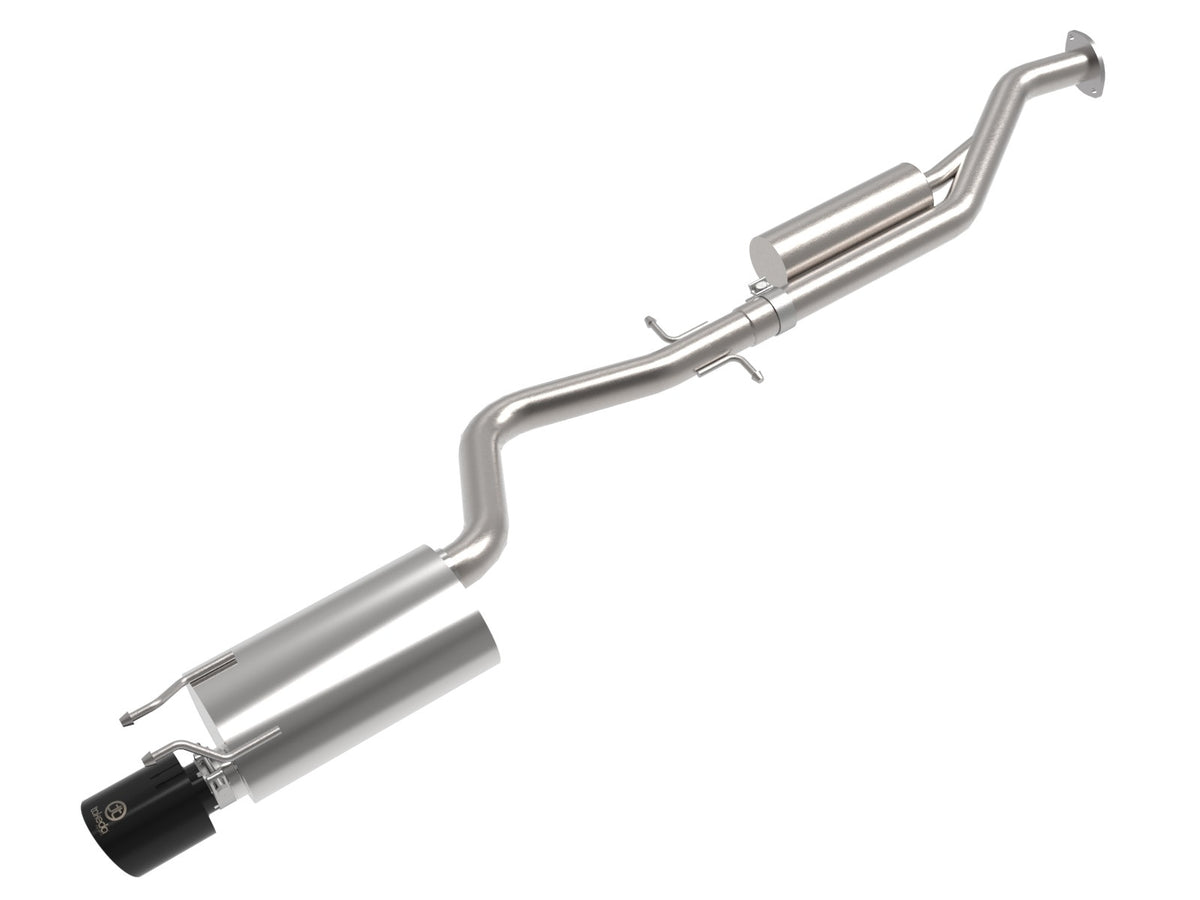 aFe Takeda 2-1/2 IN 304 Stainless Steel Cat-Back Exhaust System w/ Black Tip - Lexus IS300 2001-2005