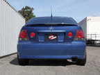 aFe Takeda 2-1/2 IN 304 Stainless Steel Cat-Back Exhaust System w/ Black Tip - Lexus IS300 2001-2005