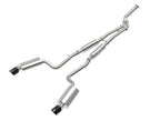 aFe Takeda 3 IN to 2-1/2 IN 304 Stainless Steel Cat-Back Exhaust System w/ Black Tip - Lexus IS200t 2016-2017/IS300 2018-2023