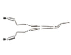 aFe Takeda 3 IN to 2-1/2 IN 304 Stainless Steel Cat-Back Exhaust System w/ Black Tip - Lexus IS200t 2016-2017/IS300 2018-2023
