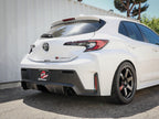 aFe Gemini XV 3 IN to 2-1/2 IN 304 Stainless Steel Cat-Back Exhaust System w/ Cut-Out Black - Toyota GR Corolla 2023-2026