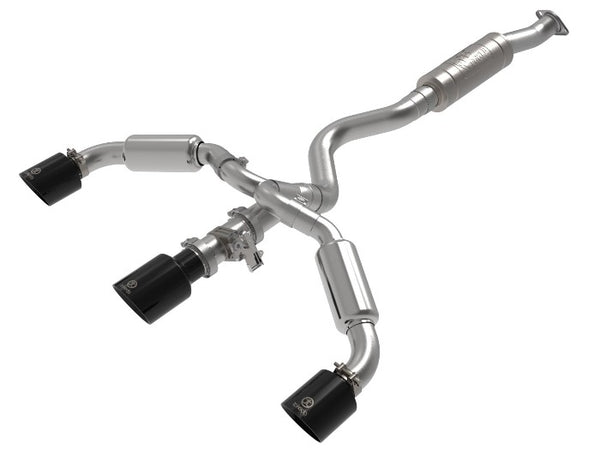 aFe Power Gemini XV Cat-Back Exhaust System w/ Black Tips - Toyota GR Corolla (2023+)