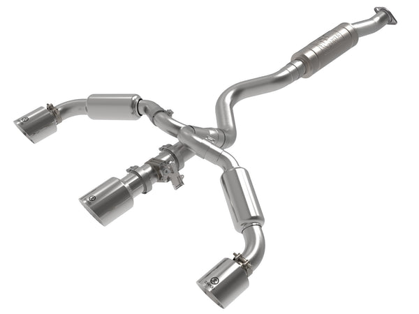 aFe Power Gemini XV Cat-Back Exhaust System w/ Polished Tips - Toyota GR Corolla (2023+)