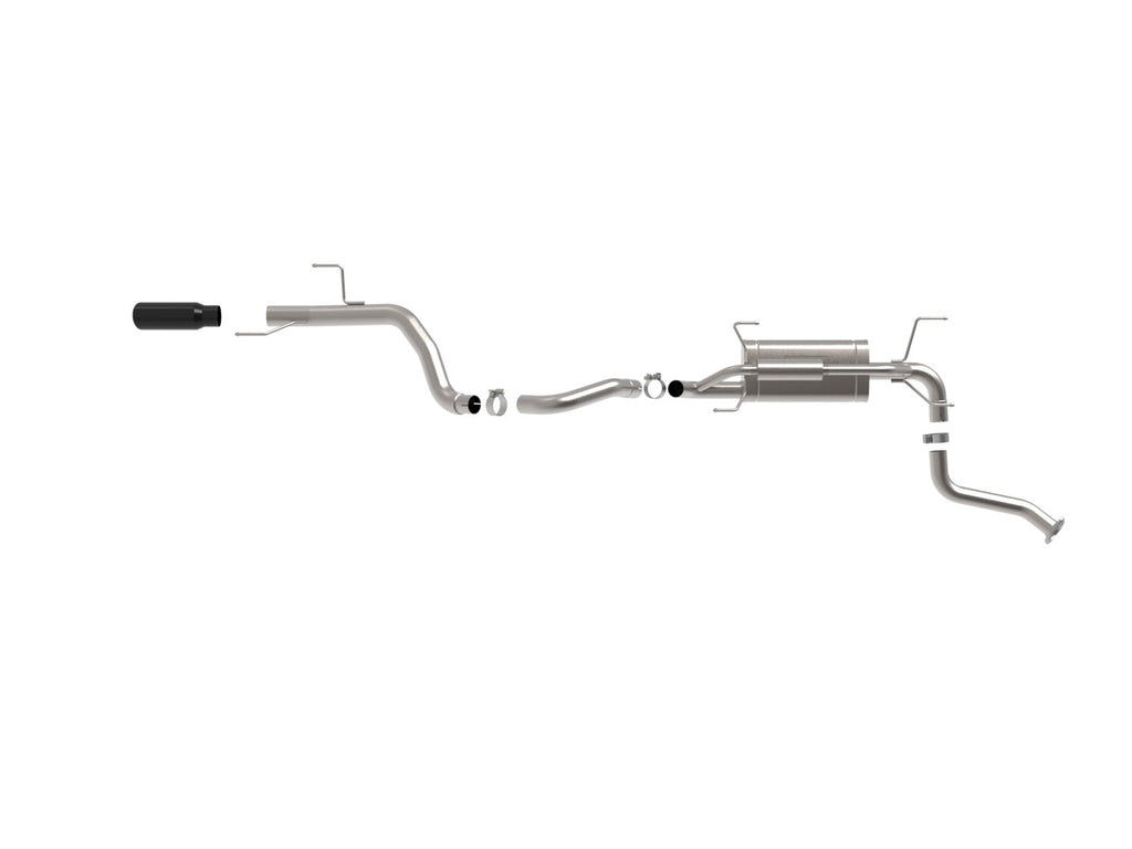 aFe Vulcan Series 2-1/2 IN to 3 IN 304 Stainless Steel Cat-Back Exhaust System w/ Black Tip - Toyota 4Runner 2025-2026