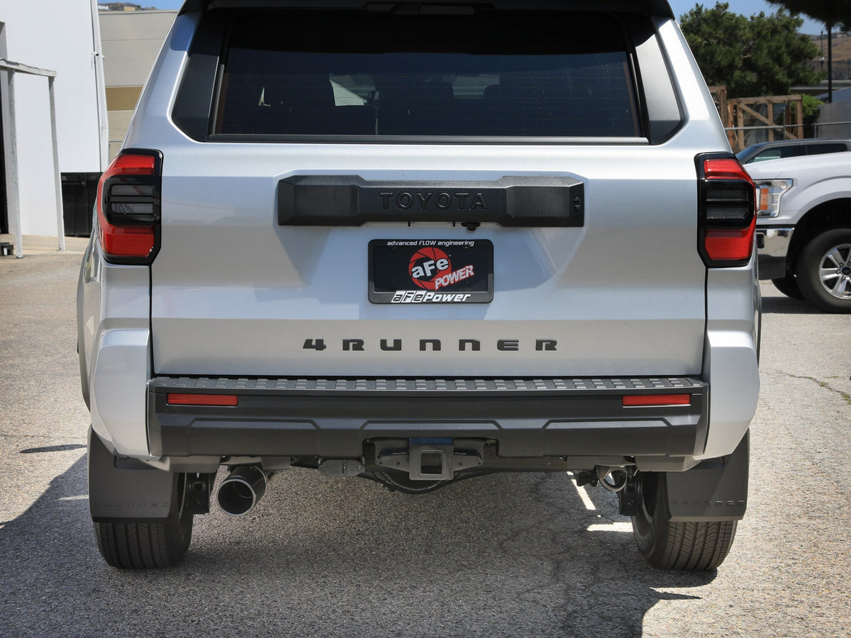 aFe Vulcan Series 2-1/2 IN to 3 IN 304 Stainless Steel Cat-Back Exhaust System w/ Black Tip - Toyota 4Runner 2025-2026